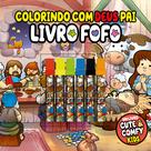 Livro - Colorindo com Deus Pai - Cute & Comfy Kids - Livro Fofo Livro - Colorindo com Deus Pai - Cute & Comfy Kids - Livro Fofo