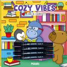 Livro - Colorir Cozy Vibes - Com 4 Canetinhas