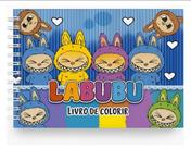 Livro Colorir Labubu Bobbie Goods 50 Folhas Capa Dura Azul