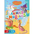 Livro com Adesivos Vestir e Brincar Animais 16 Páginas Pacote com 10