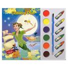Livro com Aquarela e Giz Peter Pan