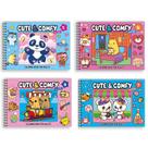 Livro - Combo Cute & Comfy Super Extra Completo - Kit com 4 Livros - Capa Dura Holográfica