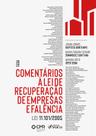 Livro - Comentários à Lei de Recuperação de Empresas e Falência - Lei 11.101 - 1ª Ed - 2022