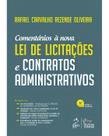 Livro - Comentários À Nova Lei de Licitações e Contratos Administrativos - 4ª Edição 2024 Livro - Comentários À Nova Lei de Licitações e Contratos Administrativos - 4ª Edição 2024