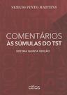 Livro - Comentários Às Súmulas Do Tst