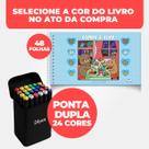 Livro Comfy Cozy Capa Dura Explore Criatividade Colorir 24 Canetas Touch Pontas Duplas Educativo Passatempo Aulas Férias Livro Comfy Cozy Capa Dura Explore Criatividade Colorir 24 Canetas Touch Pontas Duplas Educativo Passatempo Aulas Férias