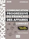 Livro - Communication progressive du francais des affaires - niveau intermediaire - corriges - avec 250 activ