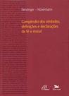 Livro - Compêndio dos símbolos, definições e declarações de fé e moral