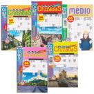 Livro Coquetel Palavras Cruzadas Nível Médio 5 Volumes 96 Pg