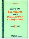 Livro - Cours De Langue Et De Civilisation Francaises 2