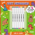Livro - Cozy Dinosaurs - para colorir