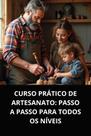 Livro Curso Prático de Artesanato Passo a Passo para Todos os Níveis