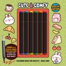 Livro - Cute & Comfy Coloring Book for Adults - Bold Easy - Special Edition - Livro de Colorir Adulto