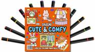 Livro - Cute & Comfy Coloring Book for Adults - Fofo e Aconchegante - Livro de Colorir Adulto