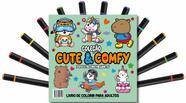 Livro - Cute & Comfy Coloring Book for Adults - Fofo e Aconchegante - Livro de Colorir Adulto