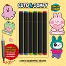 Livro - Cute & Comfy Coloring Book for Adults - Special Edition - Livro de Colorir Adulto Livro - Cute & Comfy Coloring Book for Adults - Special Edition - Livro de Colorir Adulto
