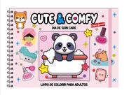 Livro - Cute & Comfy Super Special - Livro de Colorir Adulto - Dia de Skin Care - Capa Holográfica