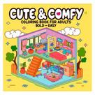 Livro Cute e Comfy Coloring Home Book for Adults