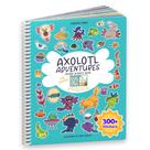Livro de adesivos Cupkin Axolotl Activity com mais de 300 adesivos para crianças de 2 a 8 anos