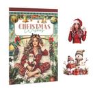 Livro de adesivos de Natal Dizdkizd 209 adesivos de inverno
