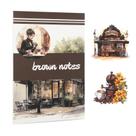 Livro de adesivos Dizdkizd 190 unidades de decalques de café de Halloween