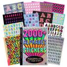Livro de adesivos Fashion Angels, mais de 2.000 adesivos de alfabeto