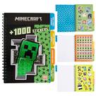 Livro de adesivos Minecraft para crianças com mais de 1000 adesivos e 28 folhas