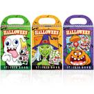 Livro de adesivos Omgouue Halloween Make-a-Face Kids 4-8y