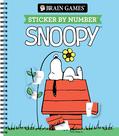 Livro de Adesivos por Número Snoopy da Publications International Livro de Adesivos por Número Snoopy da Publications International