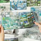 Livro de adesivos Retro Dreamcore com 72 folhas de papel misto
