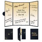 Livro de assinatura Crenics para decorações de festa de despedida 45x30cm