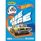 Livro de atividades e colorir Bendon Hot Wheels 59068 com tatuagens