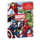 Livro de Atividades Interativas Mió Marvel para Colorir com Máscara Adesivos e Pulseira Personagens Sortidos