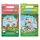 Livro de atividades Scentco Water Magic reutilizável com pincel perfumado
