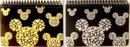 Livro de autógrafos Emerald Mickey Mouse Black Spiral (conjunto de 2 livros)