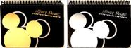 Livro de autógrafos Emerald Mickey Mouse Black Spiral (conjunto de 2 livros)