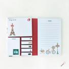 Livro de Bloco de Notas + Memo Sticks Modelo:Paris
