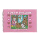 Livro de Colorir A Casa da Dona Joana Capa Dura 98 Folhas Perfeito para soltar a imaginação e rela