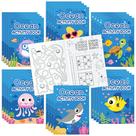 Livro de colorir ANGOLIO Under the Sea 24 unidades de animais oceânicos para crianças