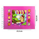 Livro De Colorir Bobbie Goods Capa Dura 50 Desenhos Variados Folha Acetato Gramatura 180g