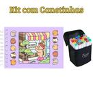 Livro De Colorir Bobbie Goods Capa Dura 50 Páginas + Canetinhas Colorir De 36 Cores