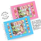 Livro De Colorir Bobbie Goods Capa Dura A5 Desenhos 180g 50 Páginas