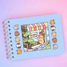 Livro de colorir Bobbie goods capa dura azul