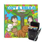 Livro De Colorir Bobbie Goods Tik Tok 48 Páginas Folha 150 Gm2 + 24 Canetinhas Ponta Dupla