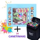 Livro De Colorir Boobie Goods Desenhos Variados Caderno De Desenho Terapia