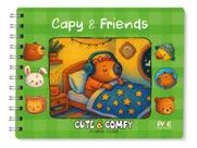 Livro De Colorir Capivara Livro Cute E Comfy Para Colorir Capy E Friends Capa Dura Capivaras E Amigos Edição 1 Em Portug
