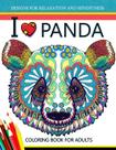 Livro de colorir CREATESPACE I Love Panda para adultos