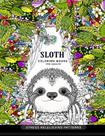 Livro de colorir CREATESPACE Sloth Animal para adultos
