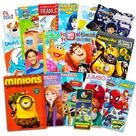 Livro de colorir Crenstone Bulk Kids 4-8 anos com jogos e adesivos