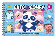 Livro de Colorir Cute & Comfy Capa Dura Holografica Bobbie Goods Edição Extra